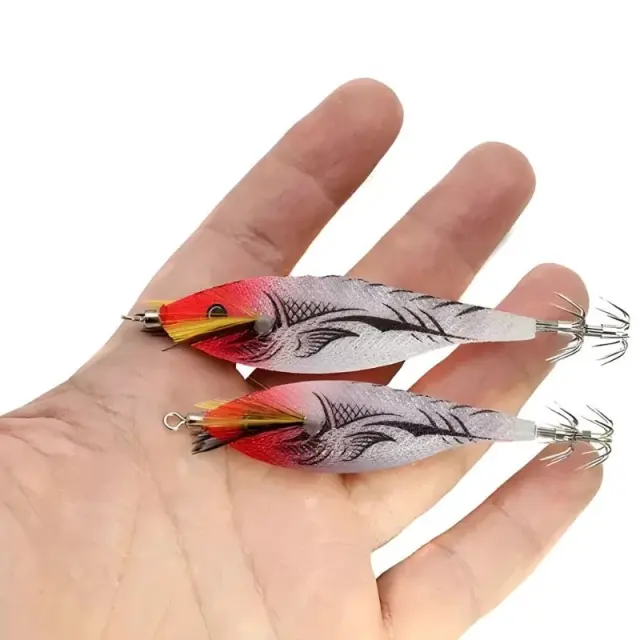 Yokai JLC Fluor Squid Jig – Καλαμαριέρα UV/GLOW με Διπλές Βελόνες BKK Lime Yellow 3