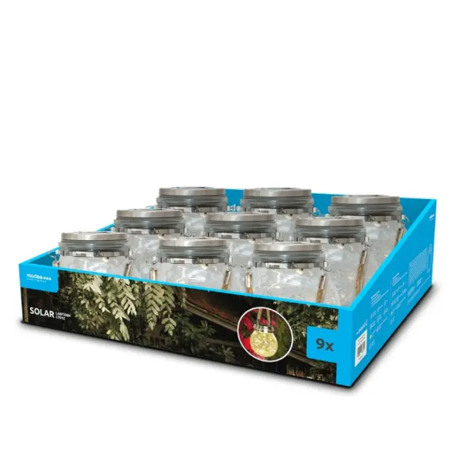 Modee Lighting LED Ηλιακά Φωτιστικά σε Σχήμα Βάζο (9τμχ) 40.002.0006