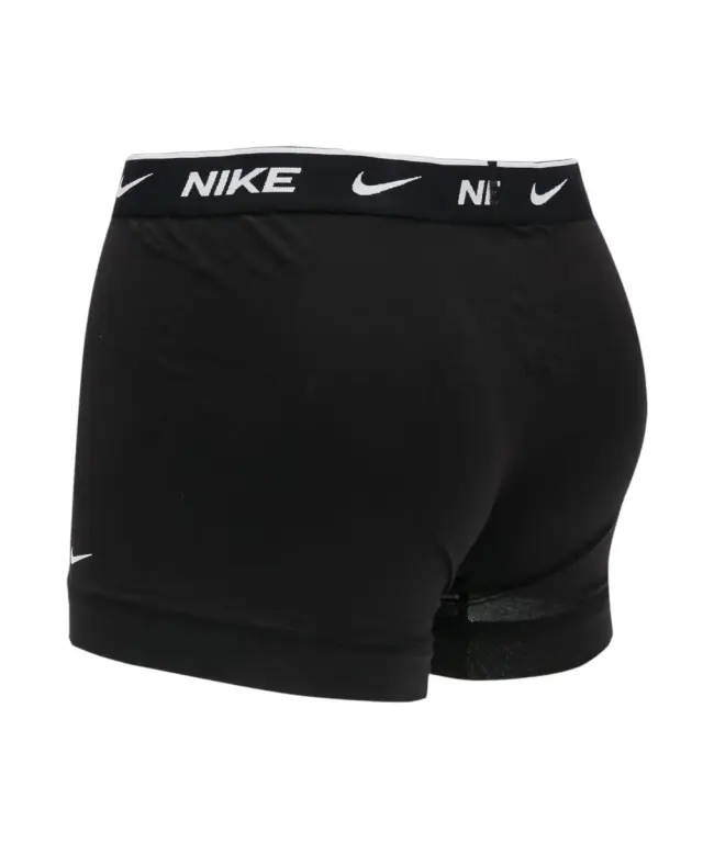 Nike - Ανδρικά Μποξεράκια Everyday Trunk Boxer 3-Pack 0000KE1008-MP1 Λευκό/Μαύρο/Γκρι - S 3