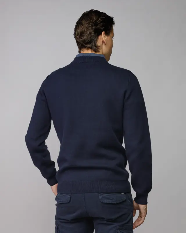Devergo Ανδρικό Πλεκτό 6031 – Navy Blue - XL 2
