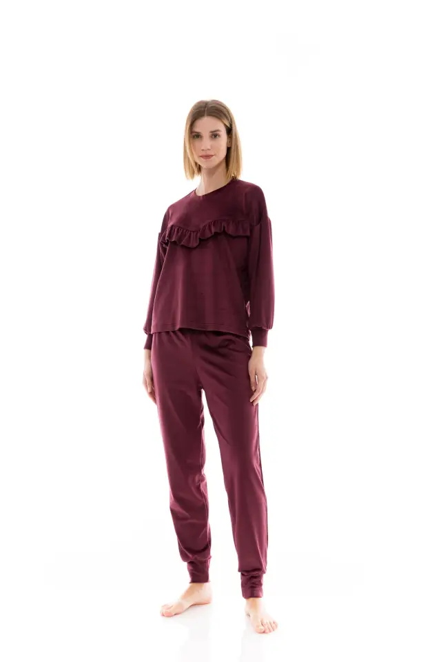 W1438 - Yacht Blue - PYJAMA SOFT VELVET - S 2