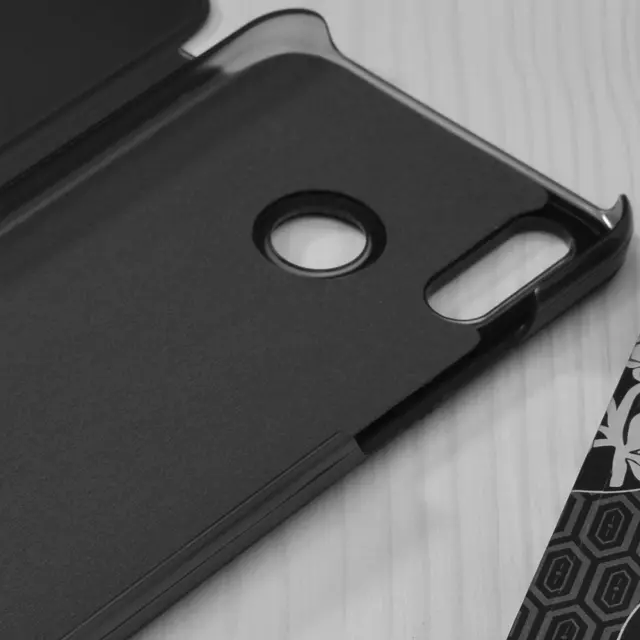 Techsuit® eFold Series Προστατευτική Θήκη Βιβλίο για Huawei P20 Lite- Black 2