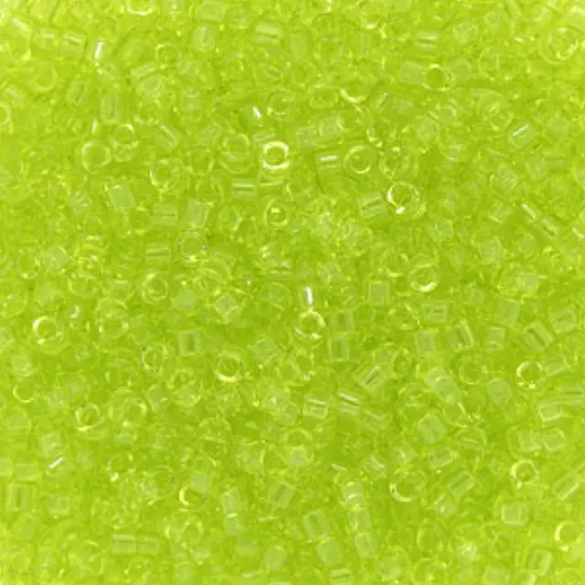 Χάντρα Miyuki Delica 11/0 - DB0712 - Transparent Light Lime Green ~7gr