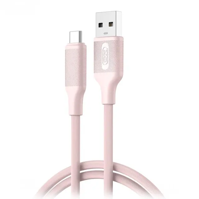 Καλώδιο USB High-Speed A αρσ. - USB Type-C αρσ. 15W, 1.00m σε ροζ χρώμα