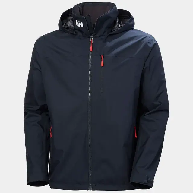 Helly Hansen Crew Hooded Sailing Jacket 2.0 Navy Μπουφάν Ανδρικό Καλοκαιρινό - XL
