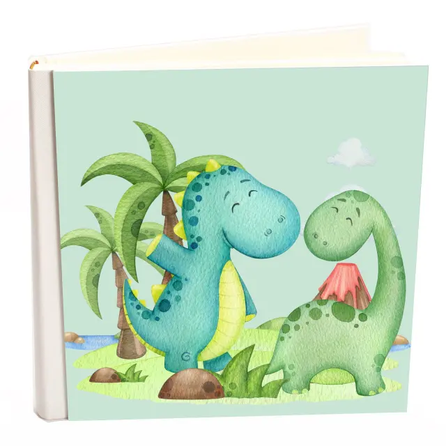 Άλμπουμ my album Dino 1 boho style με ριζόχαρτο 35x35cm και κουτί άλμπουμ