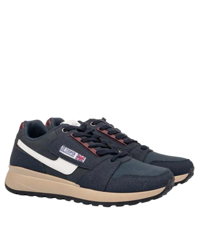 Lee Cooper - Ανδρικά Sneakers Run Play LCM628120-NAVY Μπλε 2