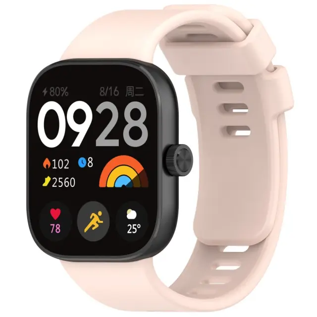 Λουράκι Σιλικόνης για Redmi Watch 6/5/4 / Smart Band 9 Pro/8 Pro - Pink OEM