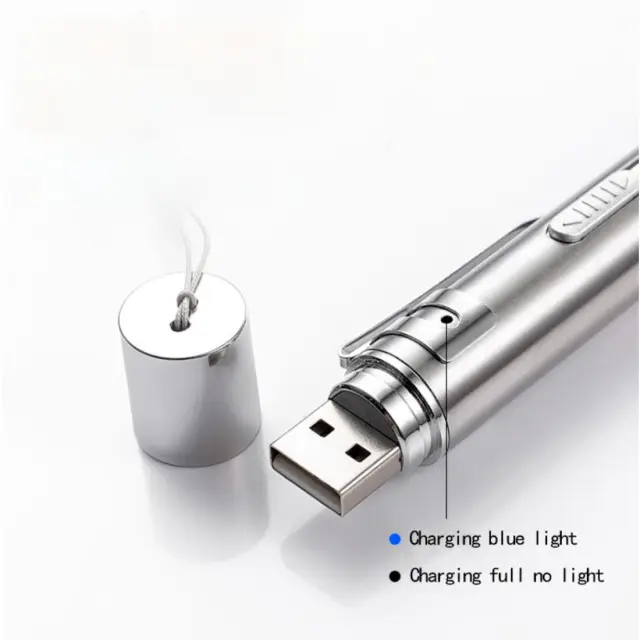 Επαναφορτιζόμενο Παιχνίδι Laser Γάτας με USB 11.3x1.7cm 2