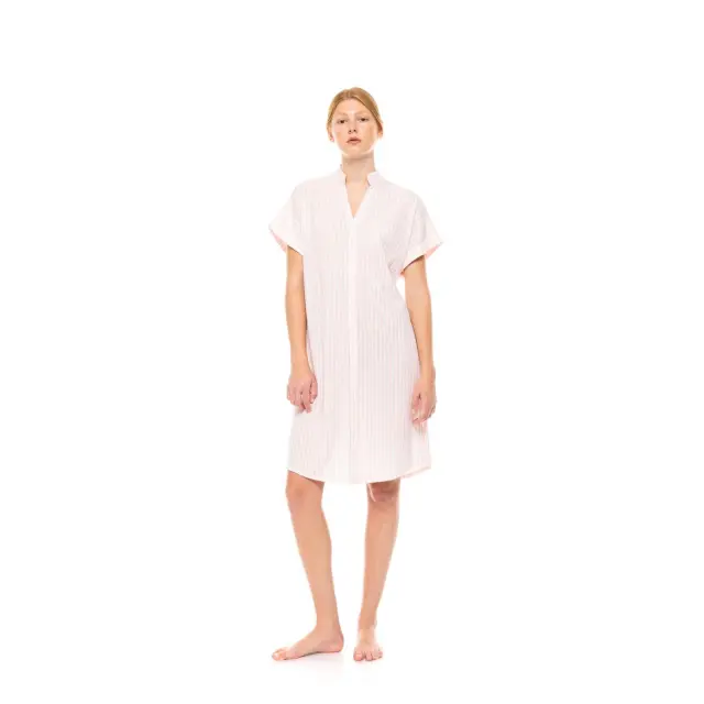 Νυχτικό Γυναικείο S1441 Soft Pink Stripe Τύπος Pink Label - XL 2