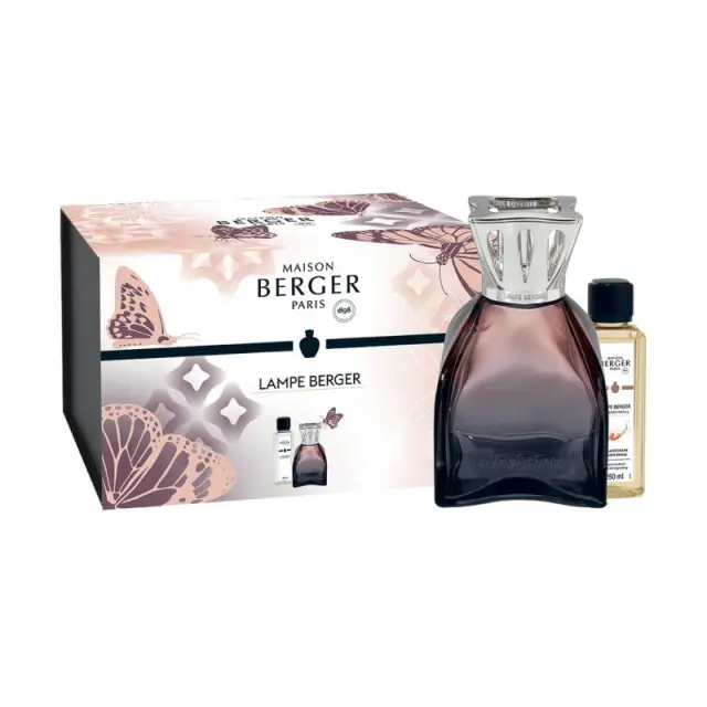 Maison Berger Paris Lampe Berger LILLY Rose Gift Set Καταλυτική Λάμπα Αρωματισμού και Καθαρισμού Αέρα του Χώρου
