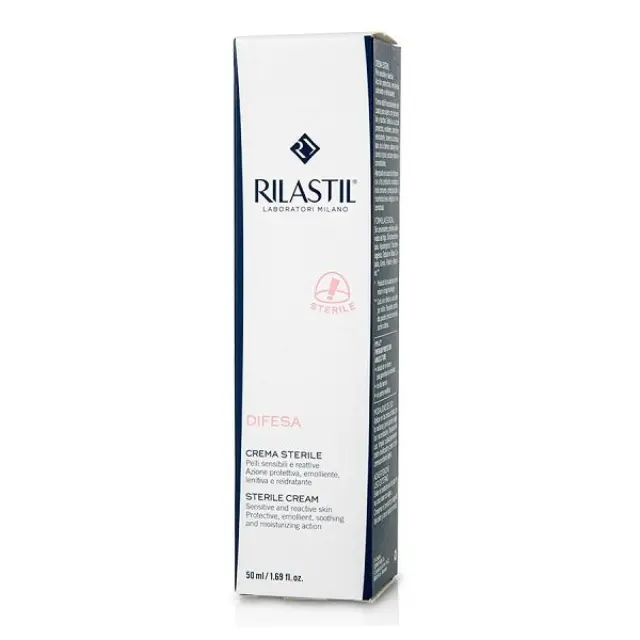 Rilastil Difesa Sterile Cream Στείρα Κρέμα με προστατευτική, καταπραϋντική, μαλακτική + ενυδατική δράση, 50ml