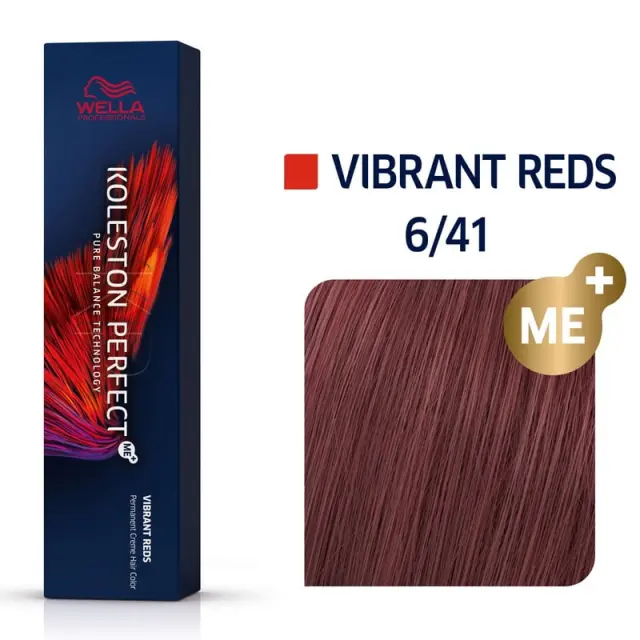 Wella Professionals Koleston Perfect Me+ Vibrant Reds 60ml | Απόχρωση 6/41 Ξανθό Σκούρο Κόκκινο Σαντρέ