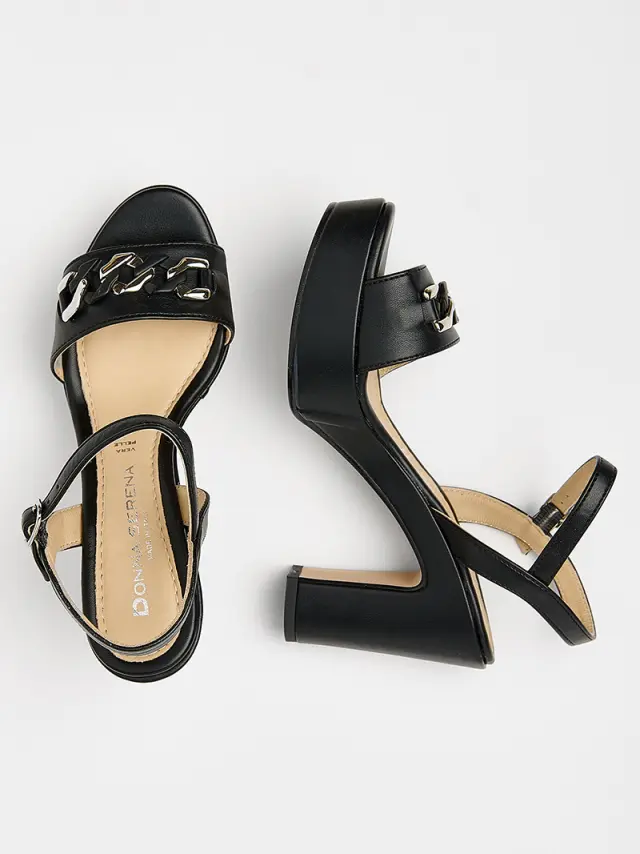 Donna Serena Πέδιλα Γυναικείο ΗΤ Μαύρο DSE/5224 NERO 3