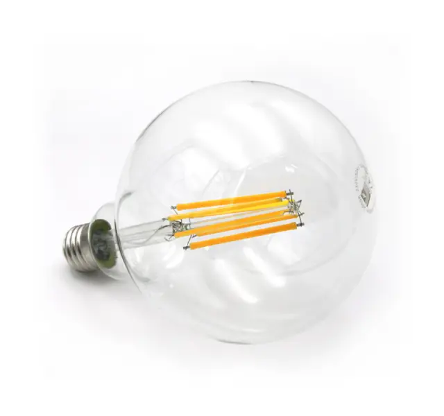 LED ΛΑΜΠΑ COG GLOBE Φ125 ΔΙΑΦΑΝΟ Ε27 16W 230V ΘΕΡΜΟ