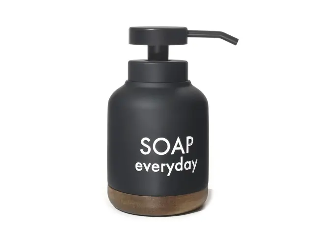 Ντισπένσερ 'Soap Everyday' Μαύρο Polyresin