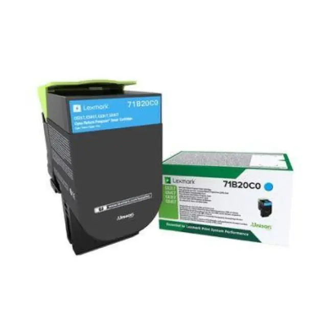 Lexmark CS/X317 Γνήσιο Toner Laser Εκτυπωτή Κυανό Return Program 2300 Σελίδων (71B20C0)