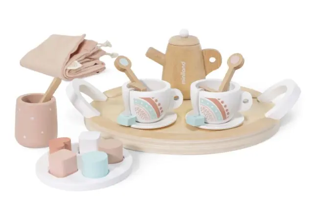 MINILAND DOLLS MINILAND ΞΥΛΙΝΟ ΣΕΤ ΤΣΑΓΙΟΥ ΓΙΑ ΚΟΥΚΛΑ