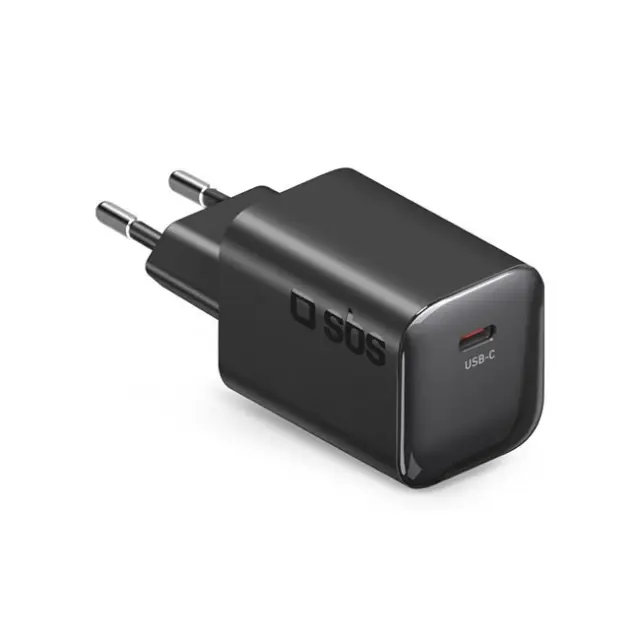 SBS Φορτιστής 65W 1x USB-C Black (TETRGAN1C65WK)