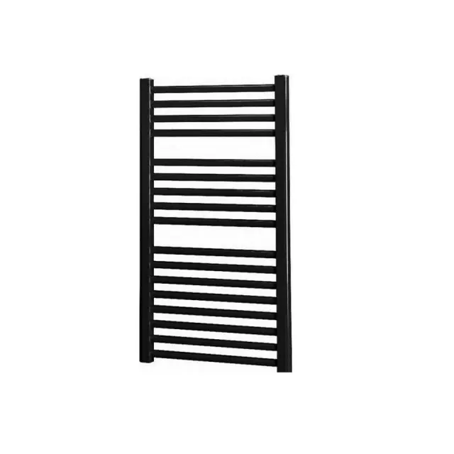 Splendid Elegant Round Ίσια Πετσετοκρεμάστρα Μπάνιου 1200x400 558kcal/h Μαύρη 3