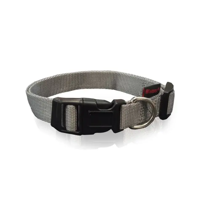 Pet Interest Plain Grey Περιλαίμιο Απλό Γκρι Large 2.5x47-70cm