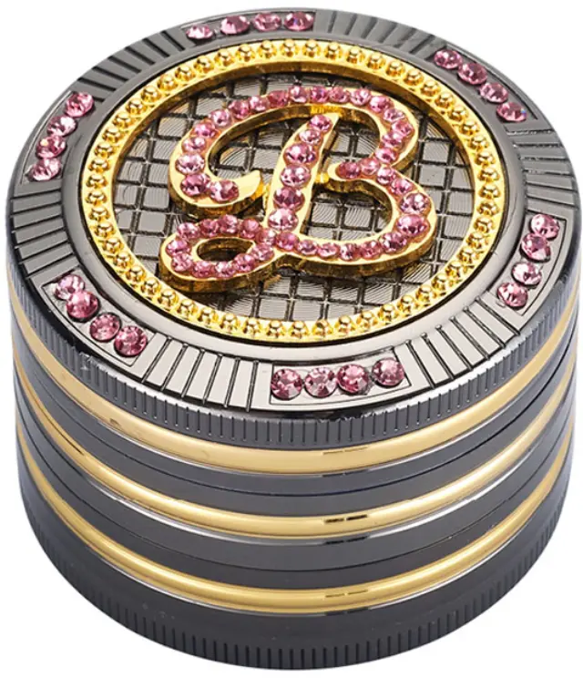 Grinder Τρίφτης Bling Girly 50mm Aluminium - 4 Parts
