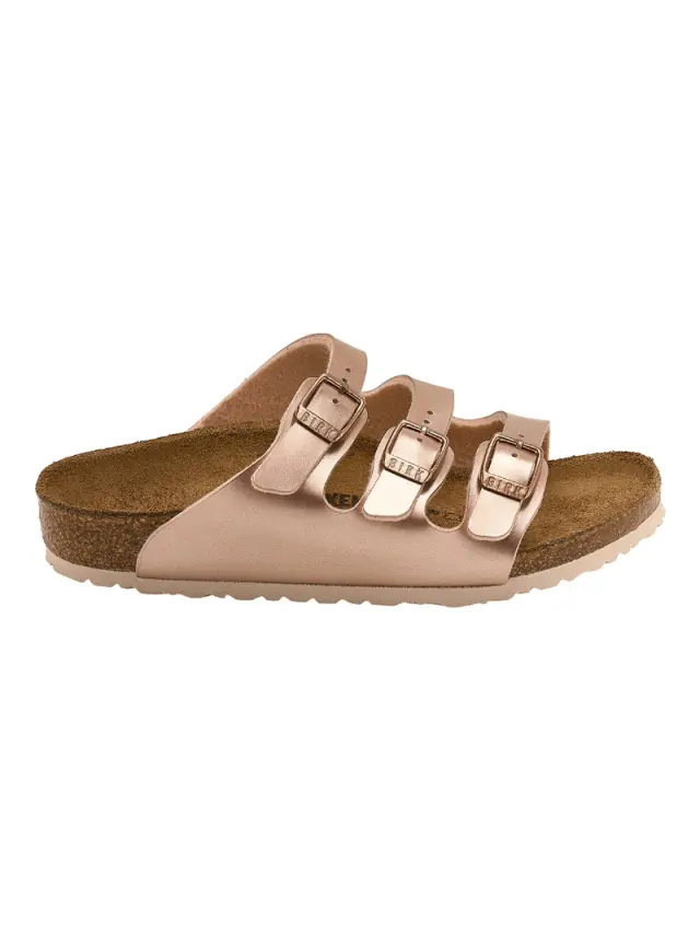 Birkenstock Πέδιλα Παιδικό Birko-Flor(ανθεκτικό υλικό της Birkenstock-επιτρέπει την επαφή με το νερό) Ροζ BIR/FLORIDA KIDS ELECTRIC 1012513 M/COPPE - 28 3