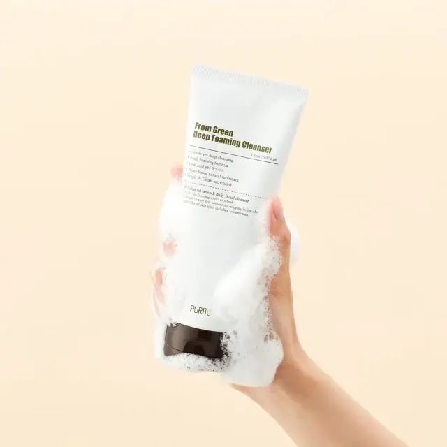 Purito From Green Deep Foaming Cleanser Αφρώδες Καθαριστικό Προσώπου, 150ml 2
