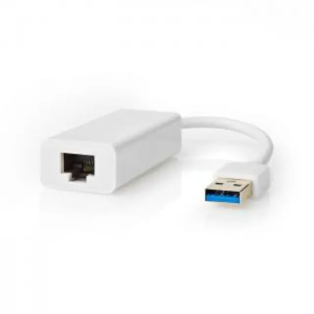 Αντάπτορας δικτύου USB 3.0, USB A αρσ. - RJ45 θηλ., με ενσωματωμένο καλώδιο 0,20m σε συσκευασία blister. 2