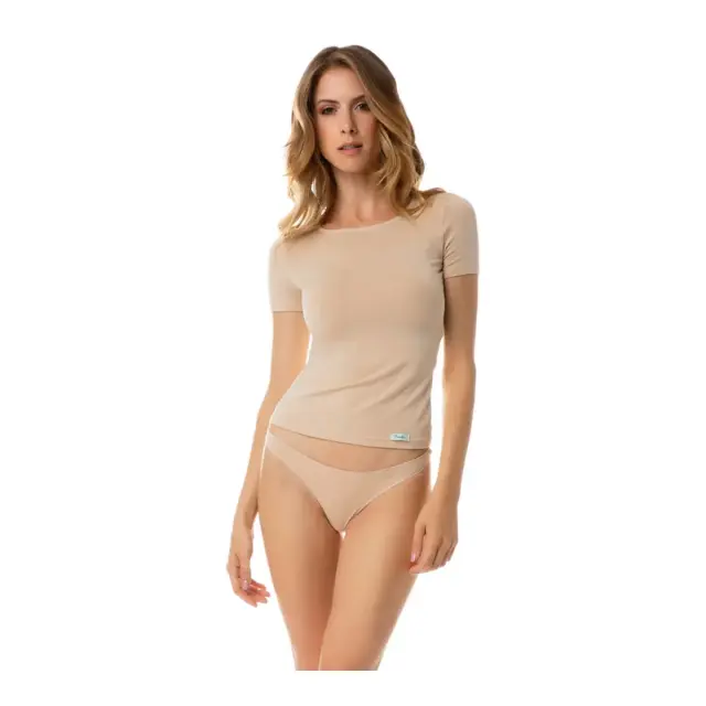 Fimelle TENCEL™ Modal Γυναικείo Κοντομάνικo Φανελάκι Minerva - Δέρμα 3