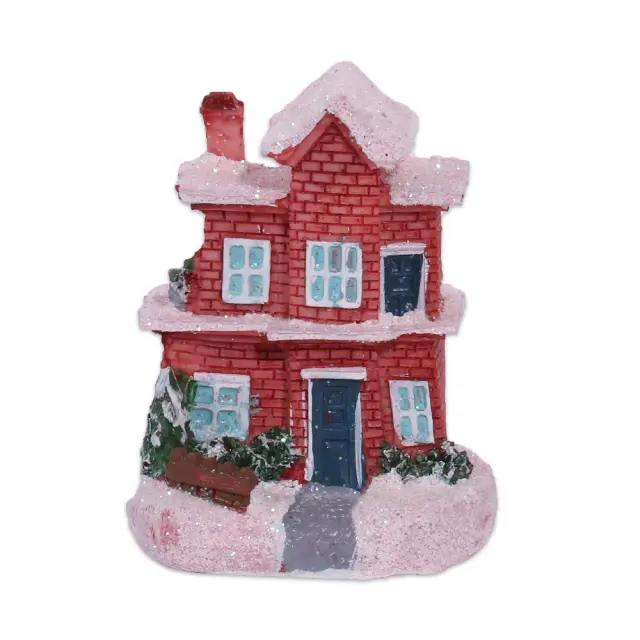Artezan Christmas LED Table Top House Decoration Red 7.8*6cm 15.004.0230