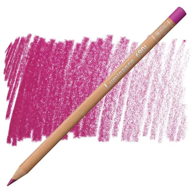 Ξυλομπογιά Caran d'Ache Luminance - 350 Purplish Red
