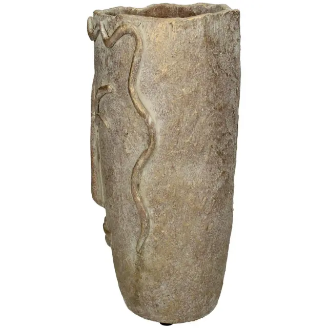 Κασπώ Πρόσωπο Χρυσό Τσιμέντο 15x14.5x22.5cm 2
