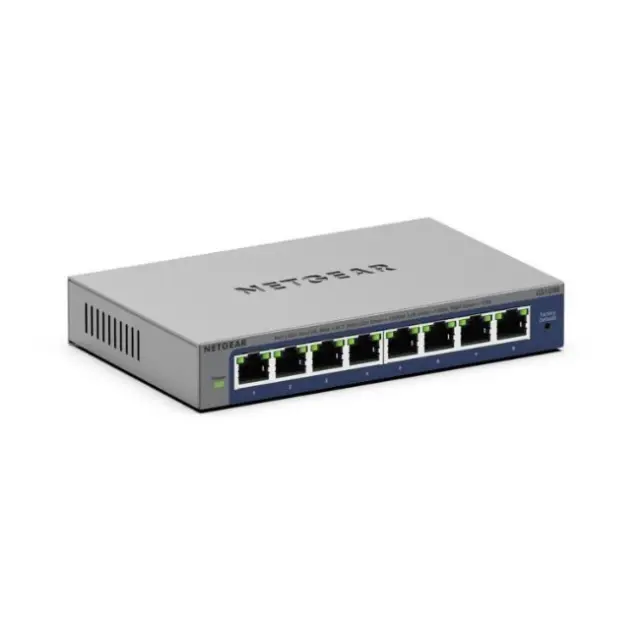 Netgear Managed Switch L2 GS108E Plus v4 8-Port Gigabit Gray (GS108E-400EUS)