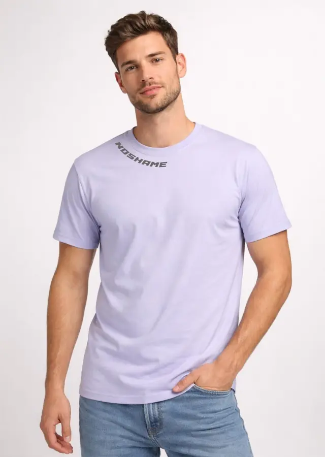 T-shirt Noshame® Lilac με τύπωμα - 152664 - XXL