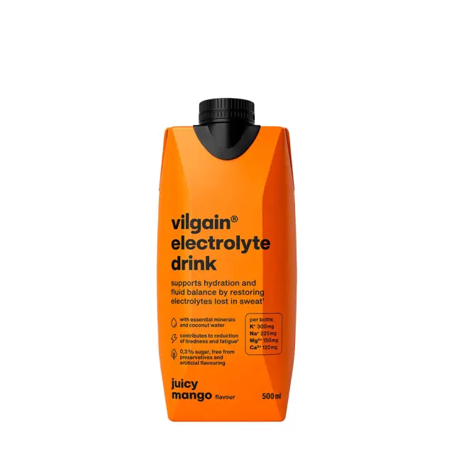 Vilgain Electrolyte Drink Juicy Mango, 500 ml