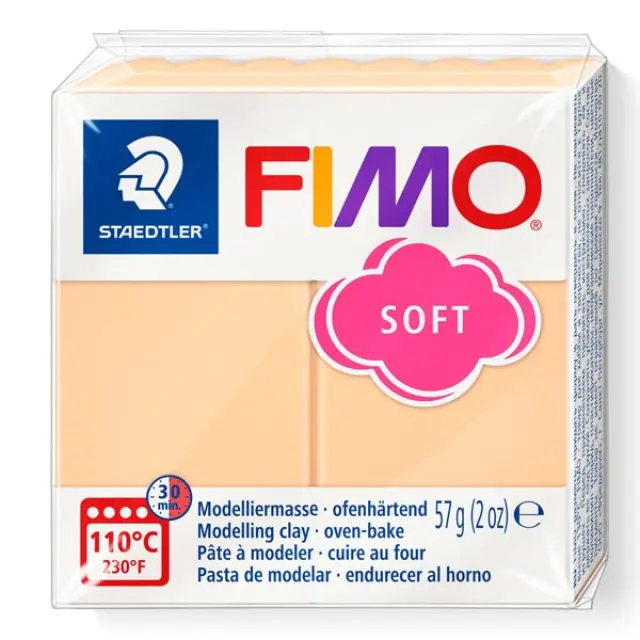 Πολυμερικός Πηλός Staedtler Fimo Soft No405 - Peach - 57gr