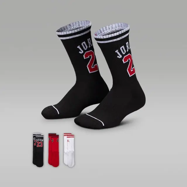 Jordan Varsity Jersey Socks (3Pair) (BJ0786-023) - MULTI-COLOR - 35-37.5
