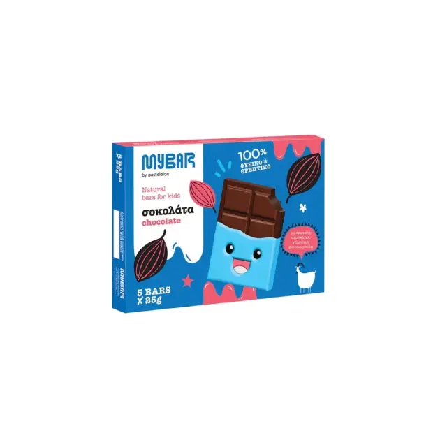 Βιολογικές Παιδικές Μπάρες με Σοκολάτα Mybar 125gr (5τμχ)