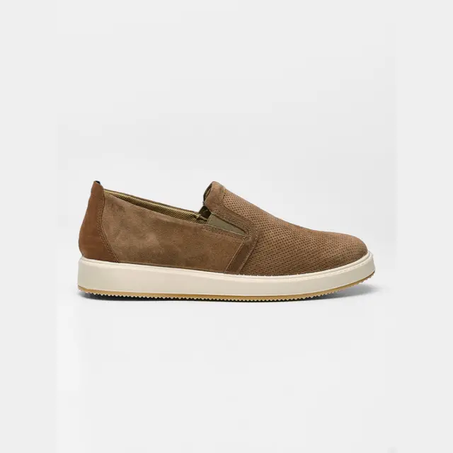Imac Μοκασίνια-Loafers Ανδρικό δέρμα Nubuck Καφέ IMA/752400 NOCCIOLA