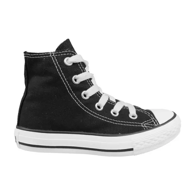 Converse Unisex Kids Chuck Taylor All Star HI Canvas Μαύρο - Άσπρο 3J231C (Converse)
