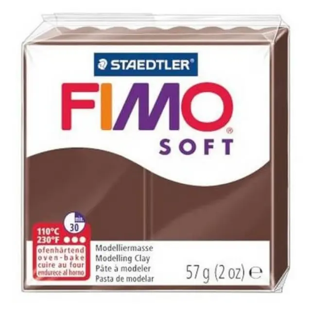 Πηλός Fimo Soft 57gr Chocolate
