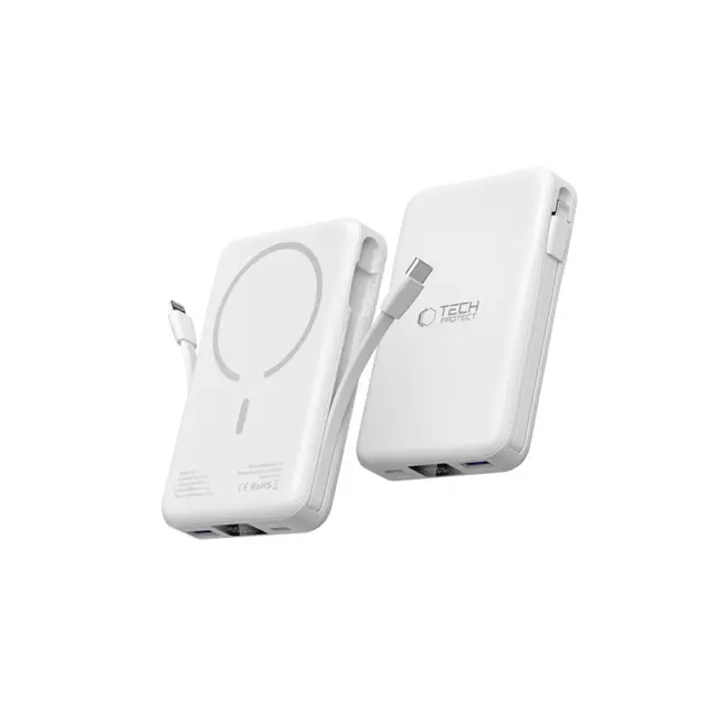 Tech-Protect® PB31 Lifemag MagSafe Powerbank 10000mAh- White. 2