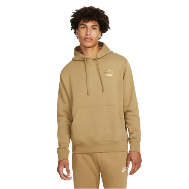 Nike Sportswear Fleece Hoodie (DM2276-258) - Καφέ