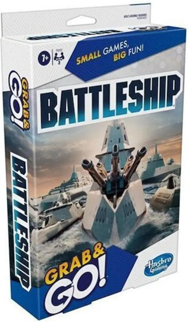 Επιτραπέζιο Παιχνίδι Battleship Grab And Go για 2 Παίκτες / F8252 (Hasbro)