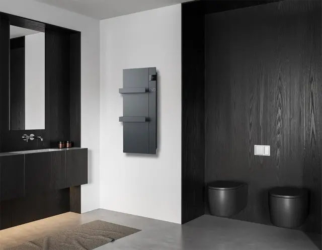 Radialight Onsen Evo 1000 Watt Ανθρακί - Ψηφιακή Πετσετοκρεμάστρα Μπάνιου 3