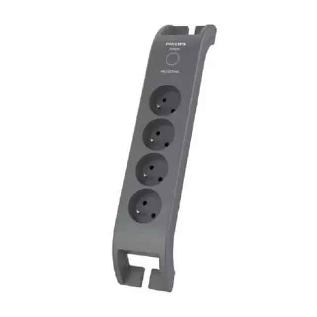 Philips Power Strip 4socket 2m Black (28802)