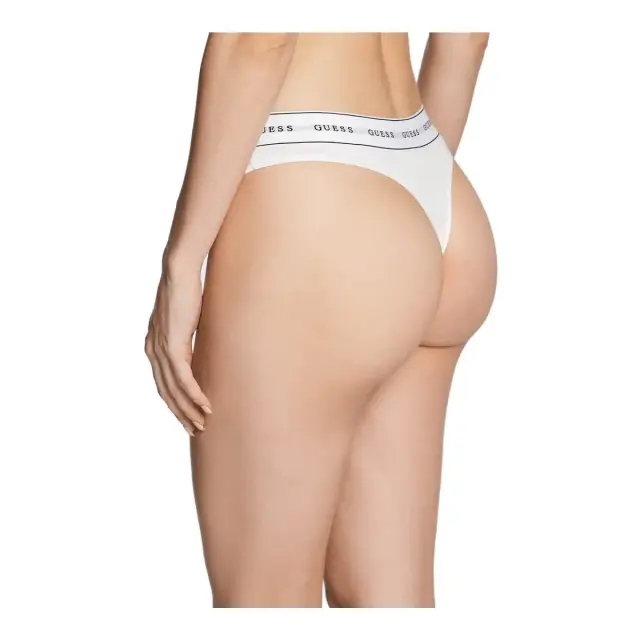 Guess Γυναικείο String Carrie Thong, Χρώμα Pure White 2