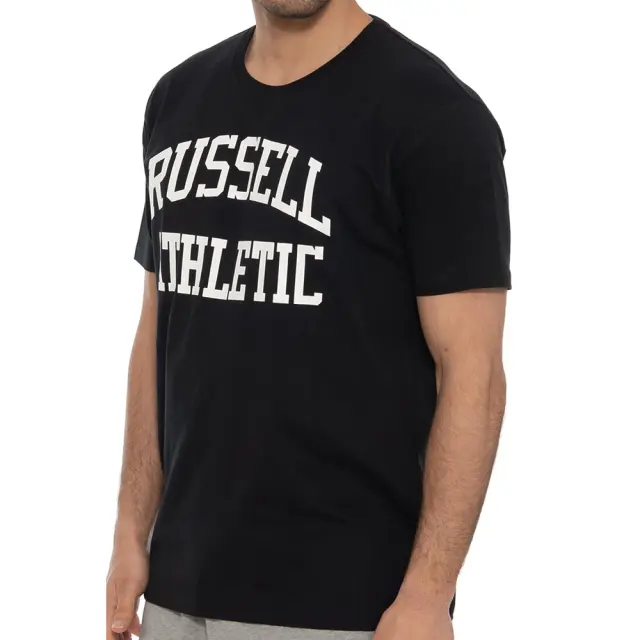 Russell Athletic Iconic Crewneck T-Shirt (E2600-1-099) - Μαύρο - S