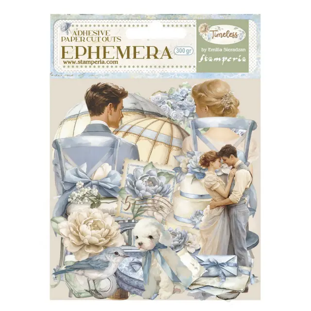 Αυτοκόλλητα Die Cuts-Ephemera Stamperia, Timeless